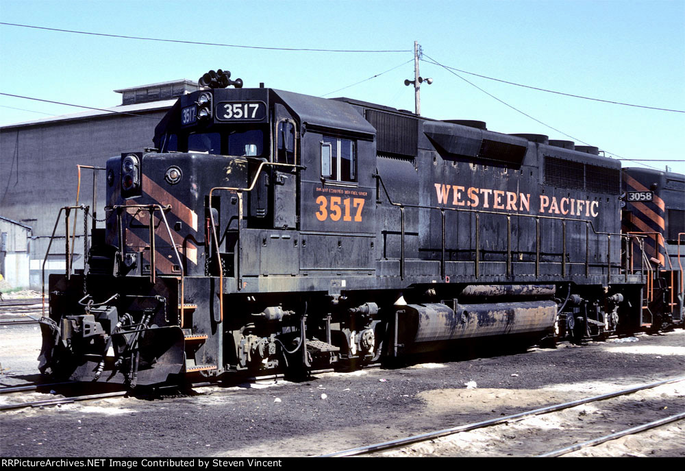 Western Pacific GP40 #3517
